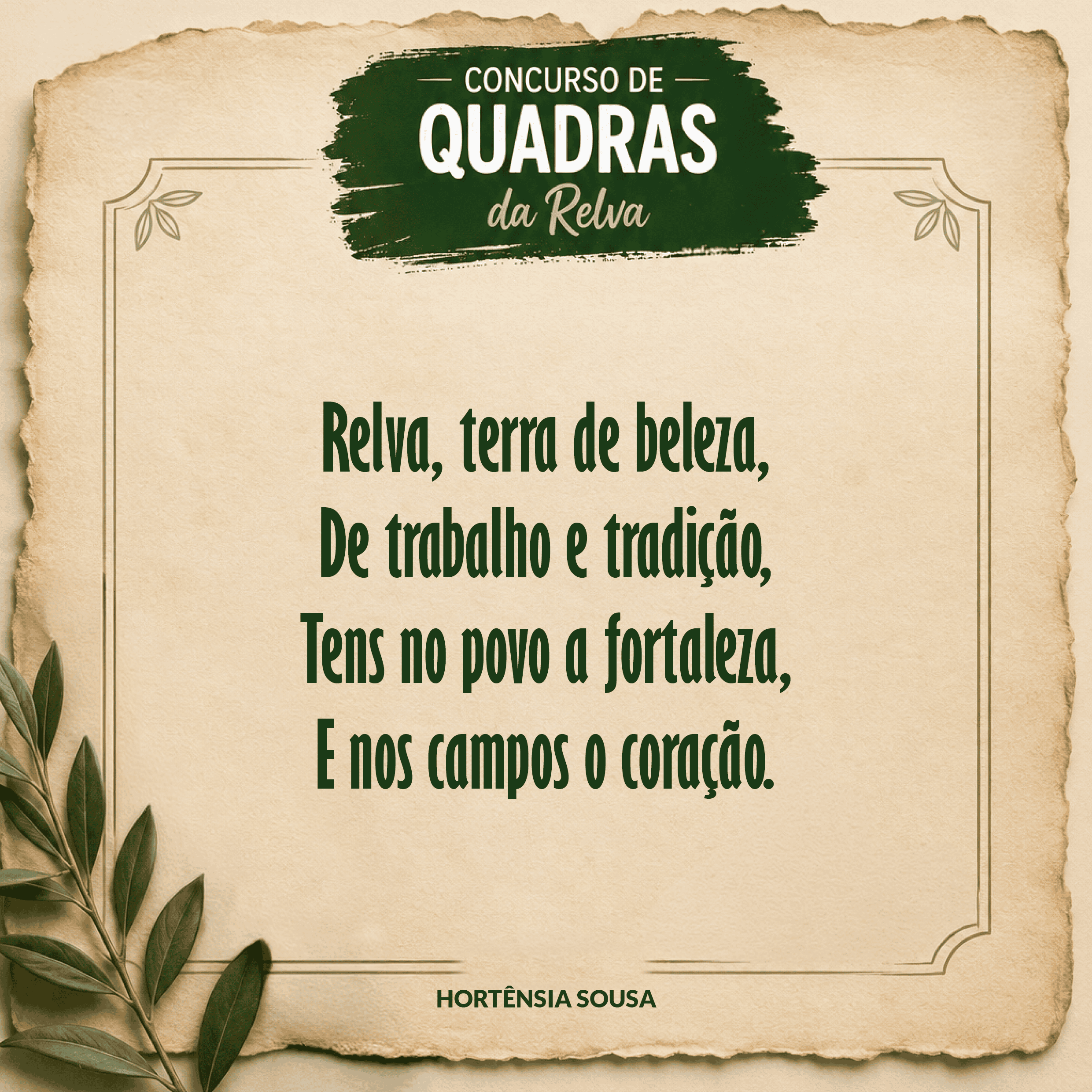 Freguesia de Relva - Junta de Freguesia de Relva Concurso de Quadras da Relva
